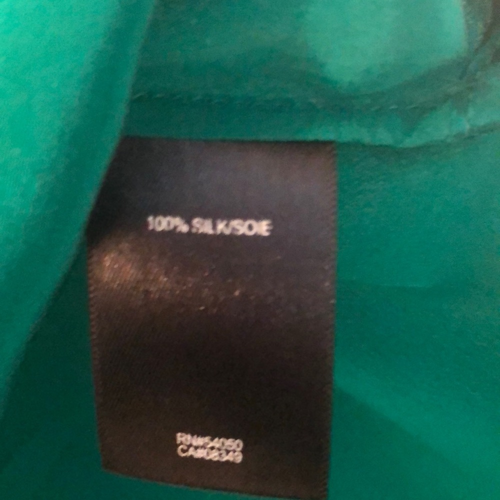 Robert Rodriguez Emerald Green Side Split Hem Tank - image 3